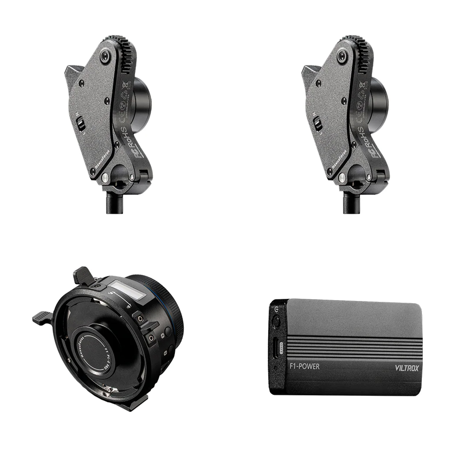 Viltrox NexusFocus F1 – Adaptador AI Autofocus para Lentes Manuais (PL-Mount - Sony E) - Kit com duplo motor