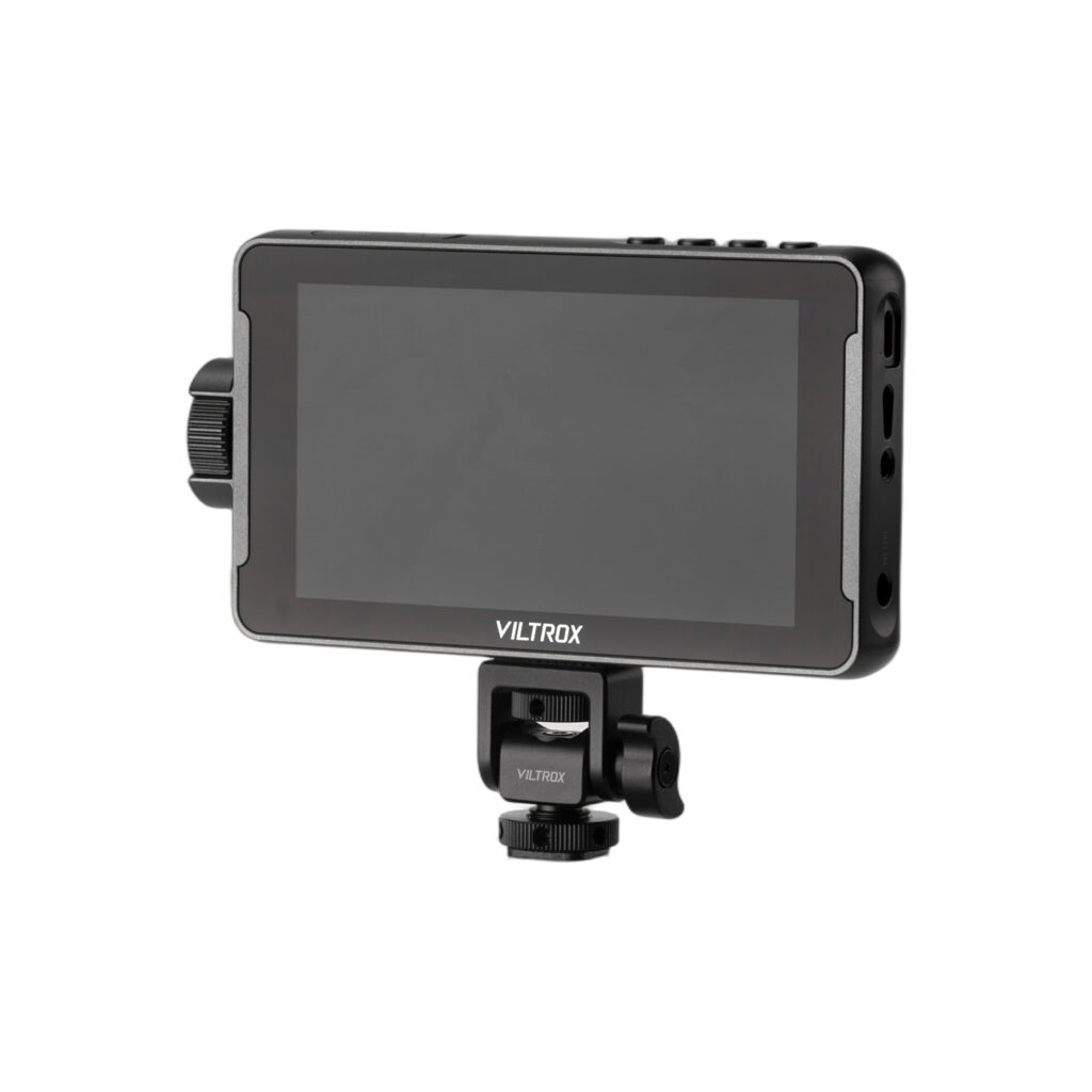 Supervisa y controla cámaras compatibles con el Viltrox DC-550 Pro II, con pantalla táctil de 5,5 pulgadas, 1400cd/m² y HDMI 2.0 4K60Hz.